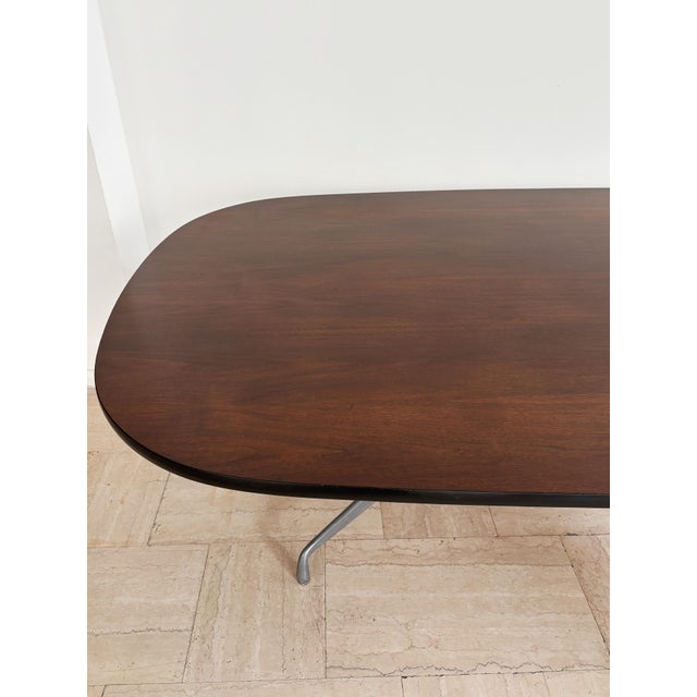 Large Wood and Aluminum Table by Charles & Ray Eames for Herman Miller, 1960s For Sale - Image 10 of 18