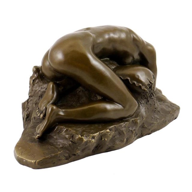 Modern Brown Patinated Sculpture, 20th Century, Bronze For Sale - Image 5 of 10