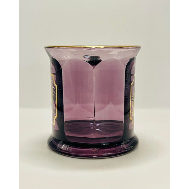 1970’s Culver Beveled Amethyst Glass Mug For Sale In Jacksonville, FL - Image 6 of 11