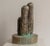 Fantastic bronze sculpture in an abstract, brutalist form with amazing patina from age. This piece is signed DLP and dated...