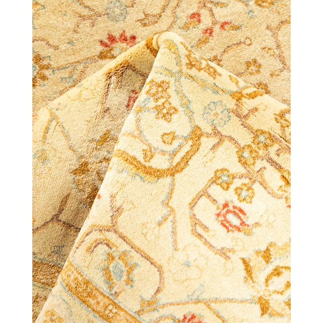 Textile Mogul, One-of-a-Kind Hand-Knotted Runner Rug - Ivory, 3' 0" x 10' 1" For Sale - Image 7 of 8