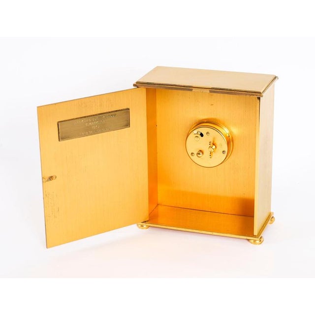 Vintage Lapis Lazuli Mantel Clock from Jaeger Le Coultre, 1970s For Sale - Image 12 of 18