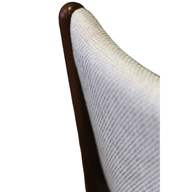 Dining Chairs Model 89 in Teak and Beige Upholstery attributed to Erik Buch, Denmark, 1960s, Set of 4 For Sale - Image 9 of 15