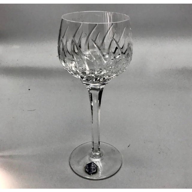 1930s Art Deco Stuart Crystal Contessa Hock Glasses - Set of 8 For Sale In New York - Image 6 of 10