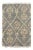Modern Moroccan Gray & Ivory Wool Rug - 3'10 X 6'1 For Sale
