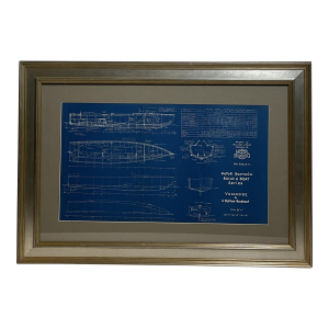 Boat Blueprint of the Runabout Vamoose