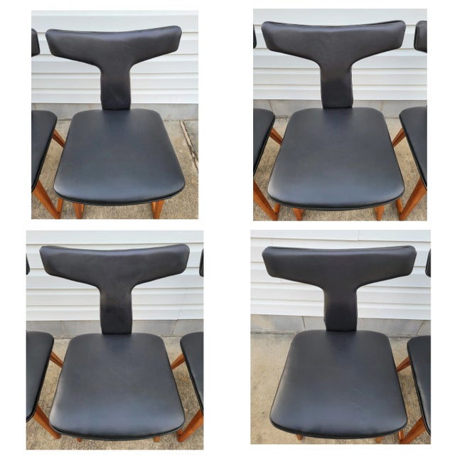 1960s 1960s Mid Century Sibast Teak Dining Chairs -Set of 4 For Sale - Image 5 of 12