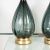 1950s Vintage Pair of Smoked Glass Teardrop Lamps by Blenko For Sale - Image 5 of 10