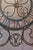 Mid 20th Century French Wrought Iron Six-Light Clock Face Chandelier with Scrolling Arms For Sale - Image 10 of 10