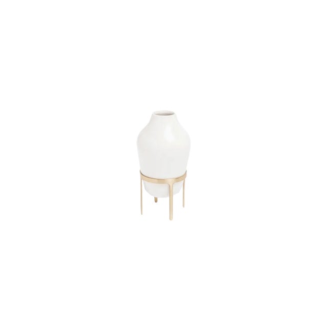 Small Titus III White Ceramic Vase by Jaime Hayon for Paola C. For Sale