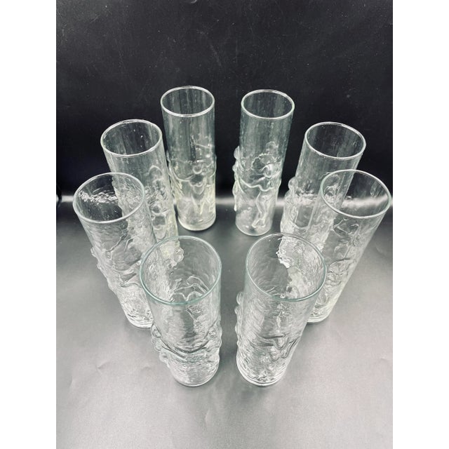Vintage Libbey Glass Mid-Century "La Femme" Cocktail Tumblers - Set of 8 For Sale - Image 9 of 12