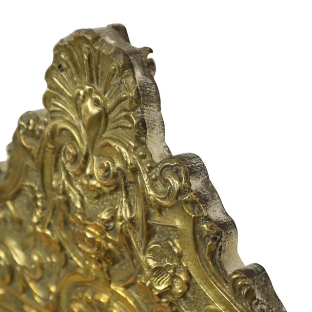 Cushion Mirror Repousse Faceted Mirror France, 1890s For Sale - Image 17 of 18