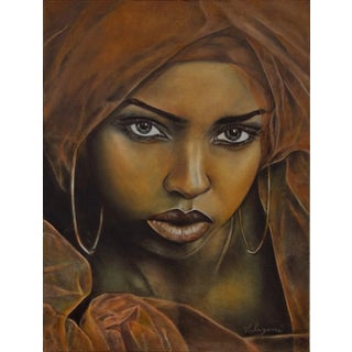 Contemporary Realist Portrait Oil Painting of a Dancer by Vivianna Irizarri For Sale