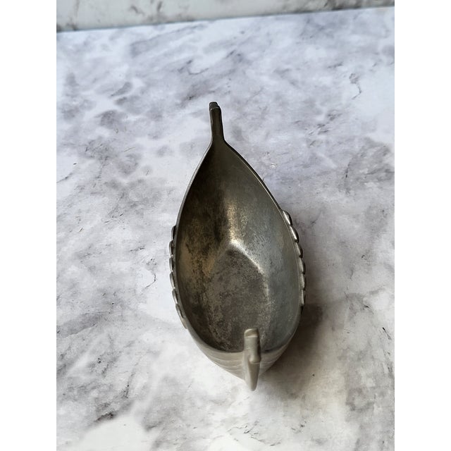 Metal Vintage Just Anderson Viking Ship Salt Cellar For Sale - Image 7 of 10