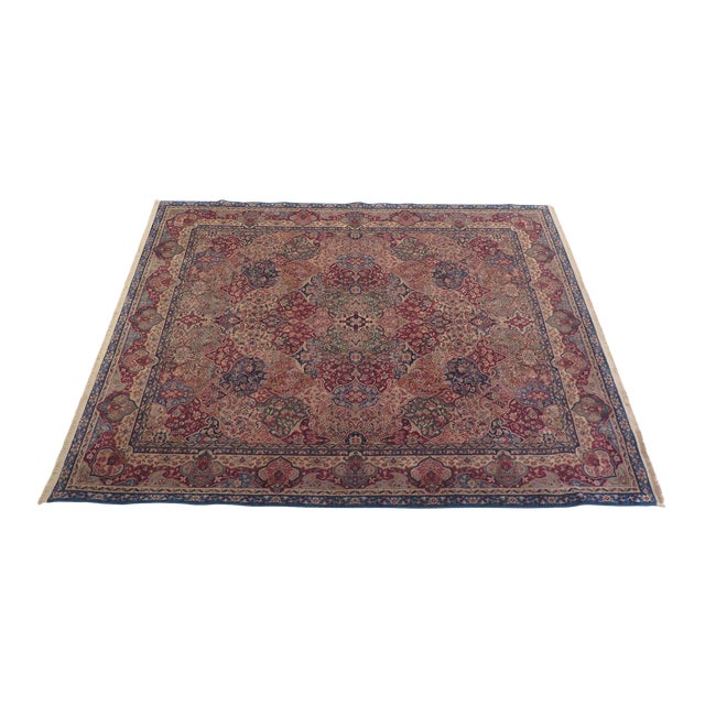 Vintage Karastan Kirman Rug 8 8 10 7 Chairish