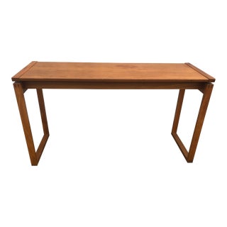Mid 20th Century Mid Century Modern Jens Risom Floating Desk For Sale
