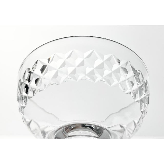 1990s Waterford Crystal Footed Pedestal Compote Catchall Decorative Bowl For Sale - Image 5 of 8