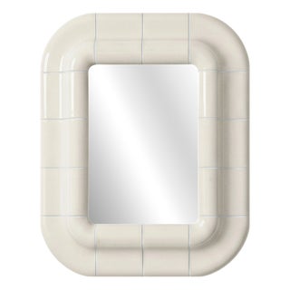 Lola Mirror in Off-White by Tilecito For Sale