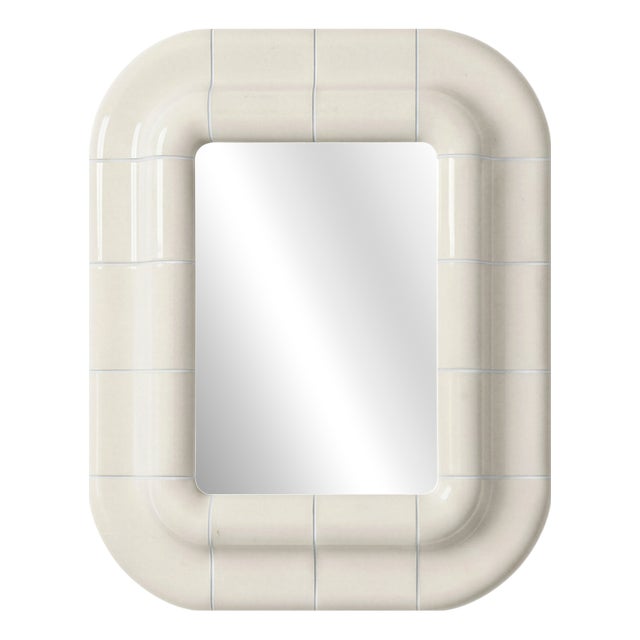 Lola Mirror in Off-White by Tilecito For Sale