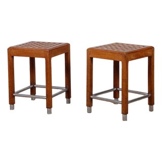 Stools by Hippolyte Thomasson, 1940, Set of 2 For Sale
