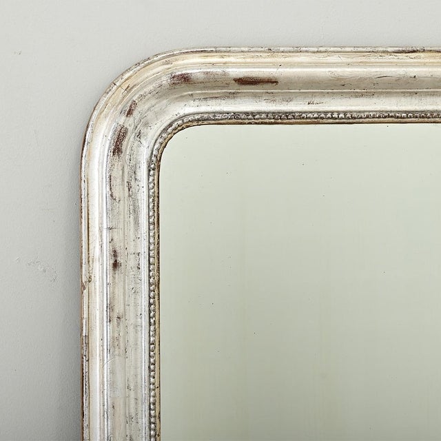 White French 19th Century Silver Gilt Louis Philippe Mirror For Sale - Image 8 of 10