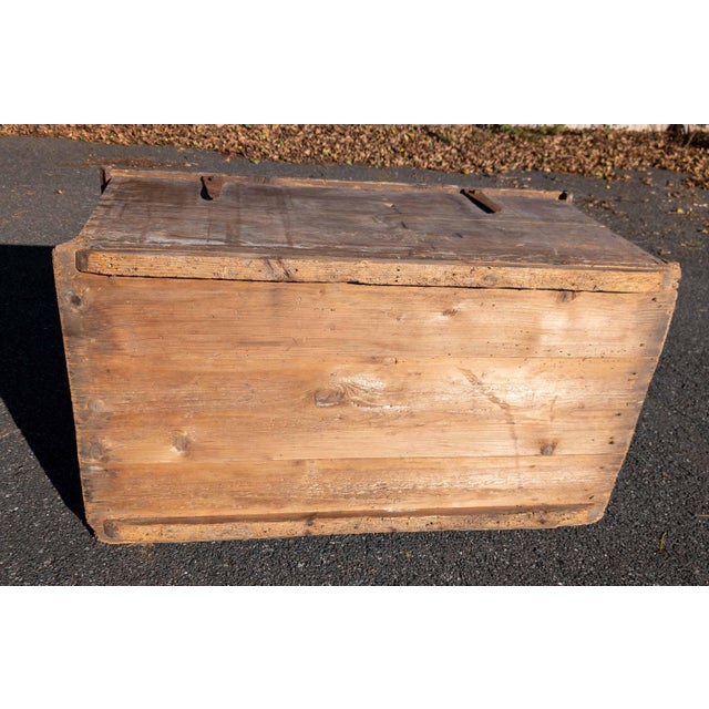 19th Century German Paint Decorated Blanket Chest or Coffee Table Dated 1831 For Sale - Image 18 of 18
