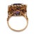 Vintage 6.86 Carat Amethyst Diamond 14k Yellow Gold Cocktail Ring, Size 6 For Sale In Los Angeles - Image 6 of 6