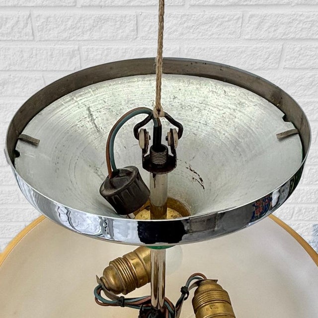 Scandinavian Functionalist Ceiling Lamp from Böhlmarks, Sweden, 1930s For Sale - Image 10 of 14