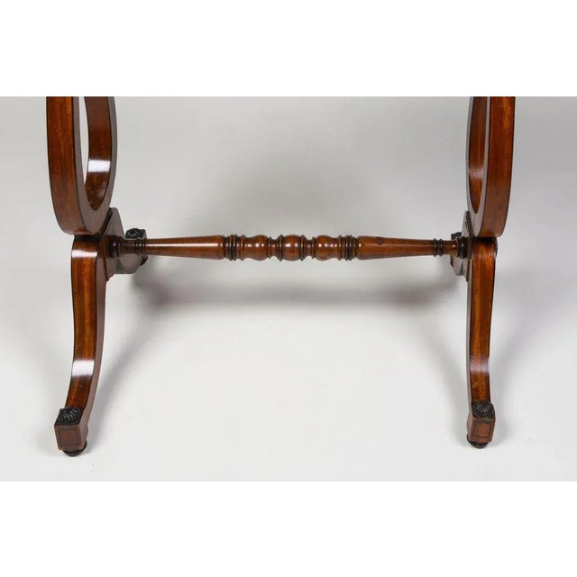 Brown A Fine Regency Satinwood and Calamander Work Table For Sale - Image 8 of 9