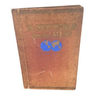1922 the New World Looseleaf Atlas – c.s. Hammond, Rare Antique Maps For Sale