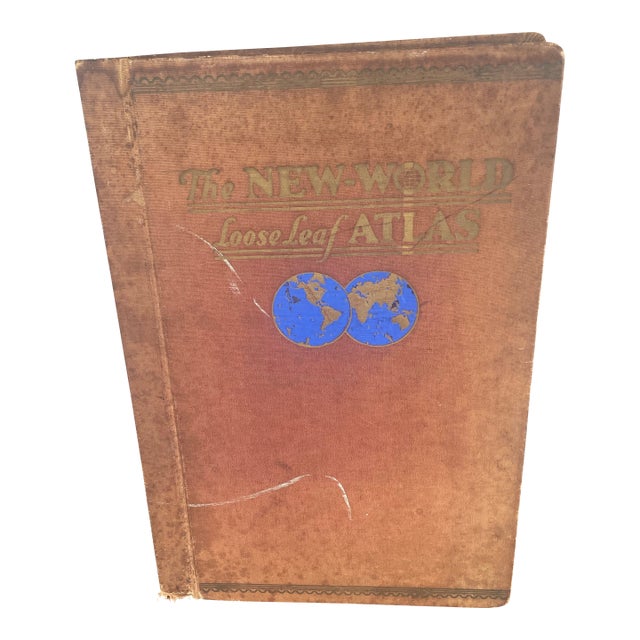 1922 the New World Looseleaf Atlas – c.s. Hammond, Rare Antique Maps For Sale