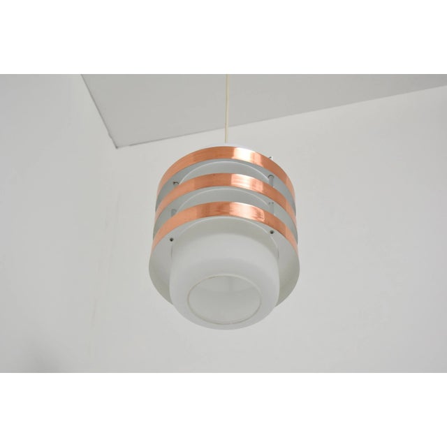 Gold Mid-Century Pendant from Drupol, 1970s For Sale - Image 8 of 9