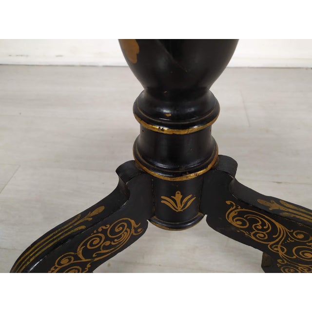 Napoleon III Flower Pedestal Table For Sale - Image 12 of 18
