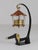 Metal Brass Wiener Dog Figurine with Lantern Thermometer by Walter Bosse for Herta Baller, 1950s For Sale - Image 7 of 11