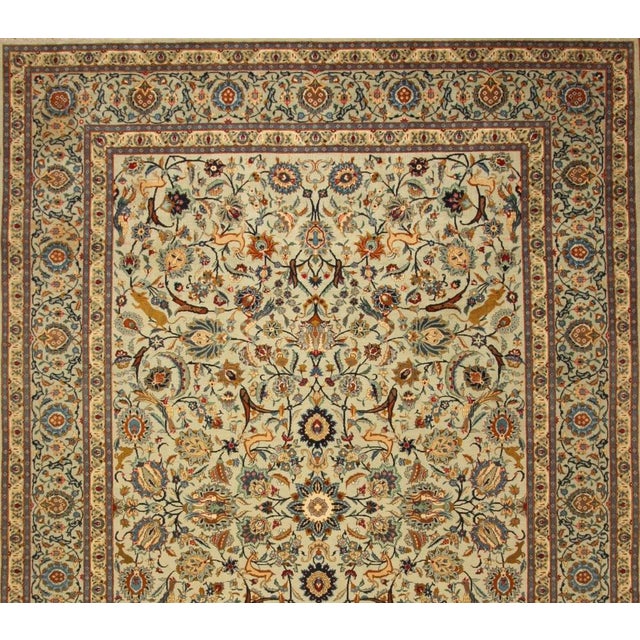 Middle Eastern Hand-Knotted Rug For Sale - Image 3 of 10