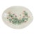 Vintage 3d Raised Geranium Botanical Ceramic Wall Platter For Sale