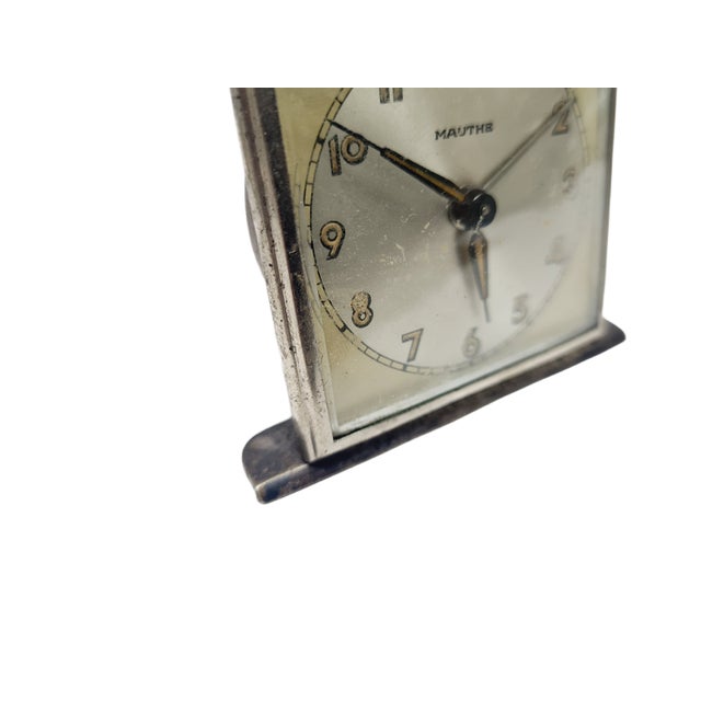 Vintage German Clock from Mauthe, 1930s, in Good conditions. Designed 1920 to 1949 This piece has an attribution mark, I...