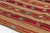 Textile 1960s Handwoven Striped Tribal Rug With Small Motifs For Sale - Image 7 of 10