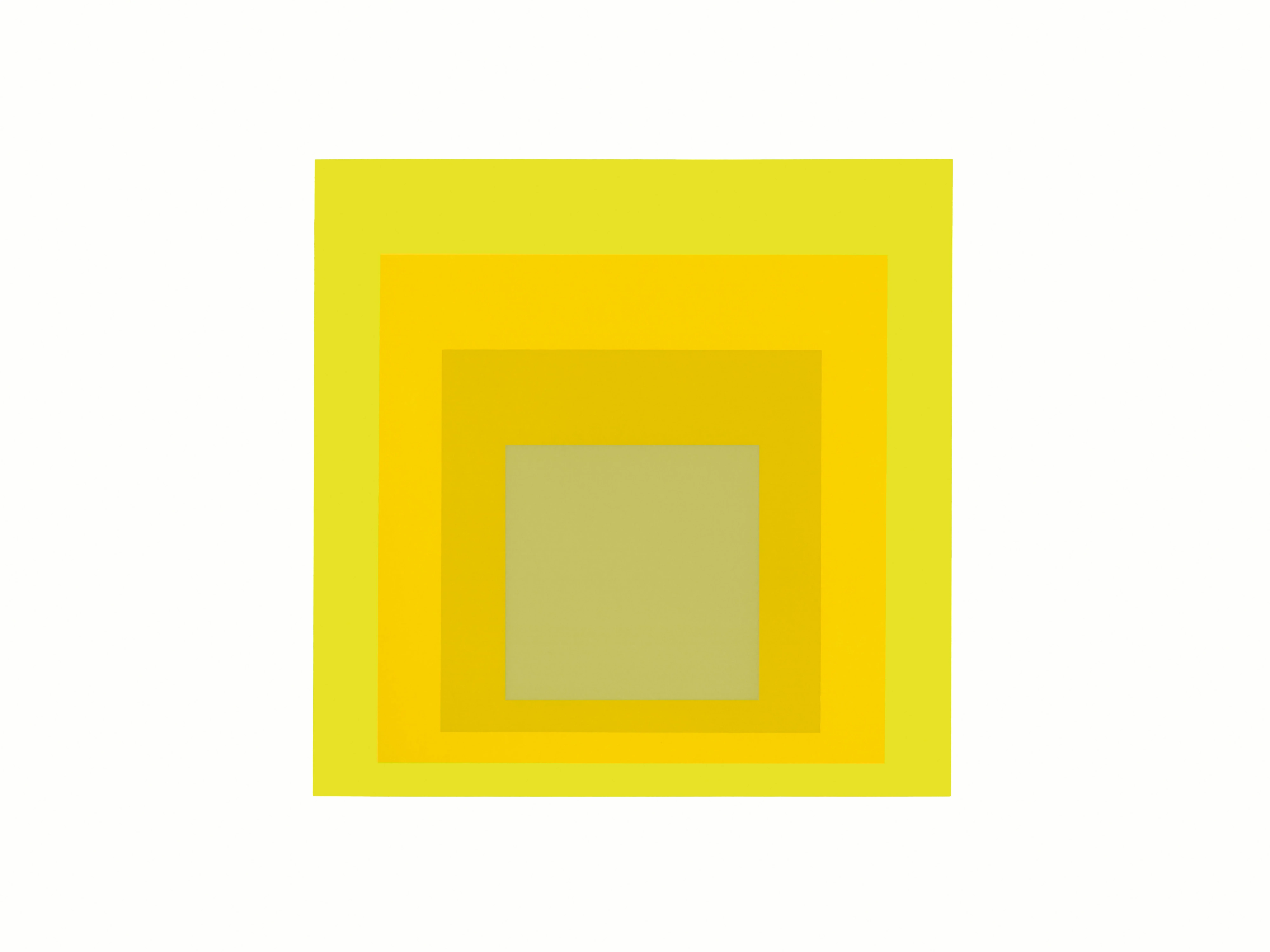 Sérigraphie Josef Albers 1972 - Formulation/Articulation - Portfolio II Planche 20