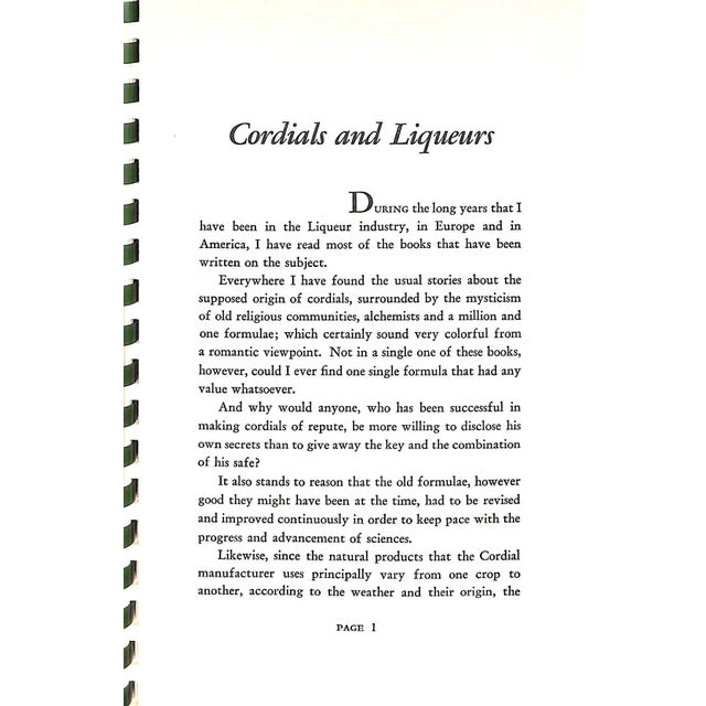 "Manual on Cordials" Book For Sale - Image 5 of 7