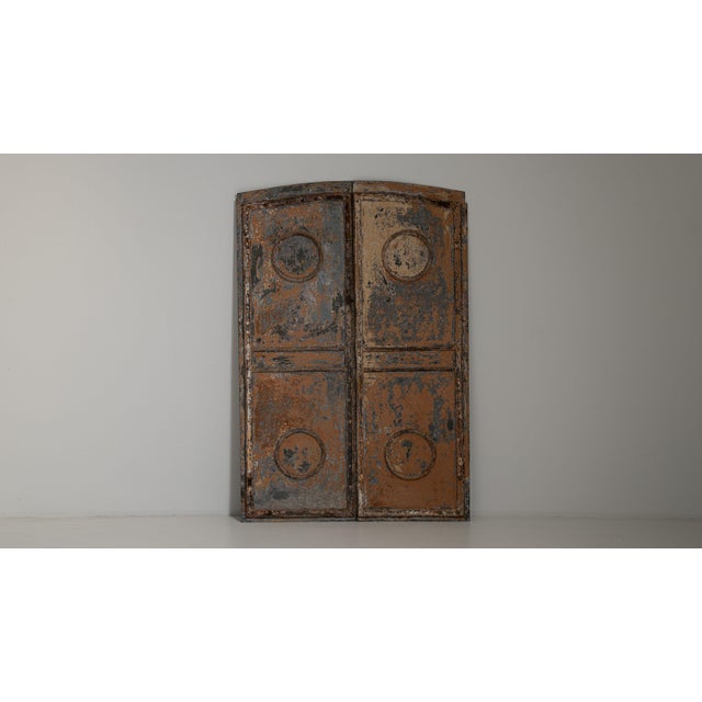 1900 - 1909 France Chocolate Iron Door For Sale - Image 13 of 15