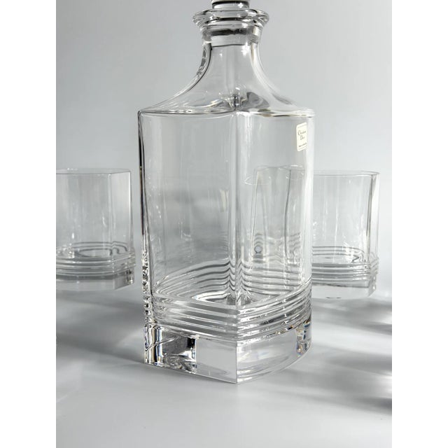 Christian Dior Lead Crystal Decanter and Whiskey Glasses from Christian Dior, 1970s, Set of 7 For Sale - Image 4 of 16