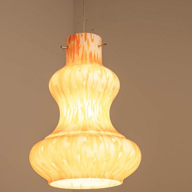 Vintage Murano Glass Pendant Light by Massimo Vignelli for Venini, 1960 For Sale - Image 18 of 18