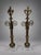 Pair of 19th C, French Brass Fleur-De-Lis Gate Post Finials on Lucite Bases For Sale In Providence - Image 6 of 8