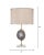 Add a note of natural refinement to your space with this table lamp. Its one-of-a-kind natural agate stone creates a focal...