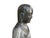 Chinese Weathered Black Gray Patina Stone Standing Monk Luohan Arhat Statue For Sale - Image 11 of 13