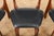 Dining Table and Chair in Rosewood and Black Leather, Set of 5 For Sale - Image 17 of 18