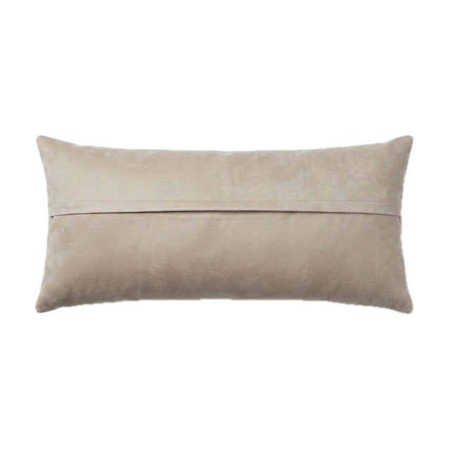 Gray Striped Kilim Lumbar Pillow Cover 16'' X 48'' For Sale - Image 4 of 4