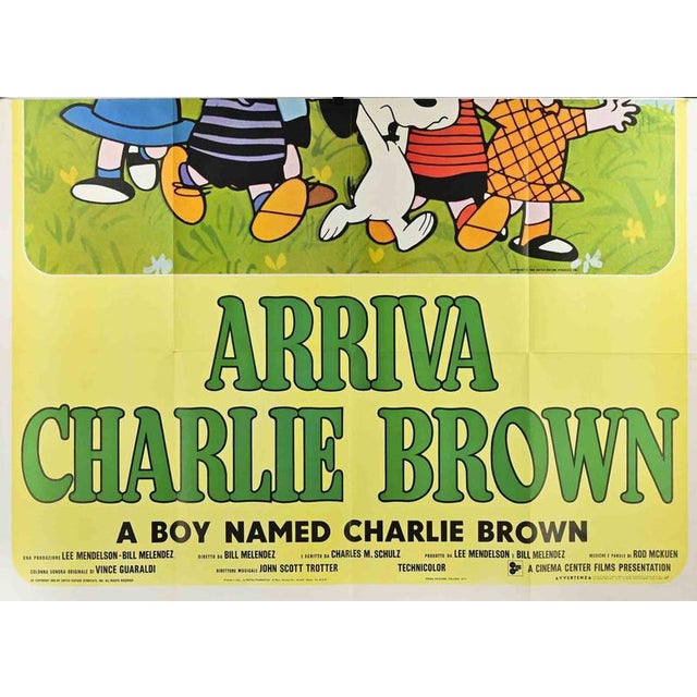 Vintage Poster Directed by Bill Melendez. Adaptation of Charles Schulz’s Peanuts, with Charlie Brown, Snoopy, and friends...