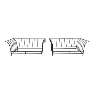 1990s Custom Iron Day Beds - a Pair For Sale